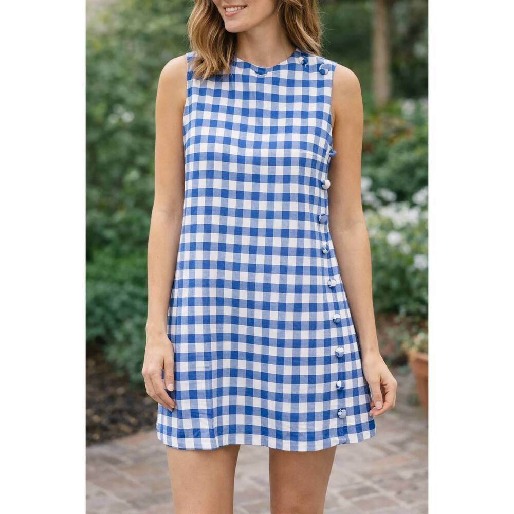 NEW AUREUM sweet caroline dress in blue